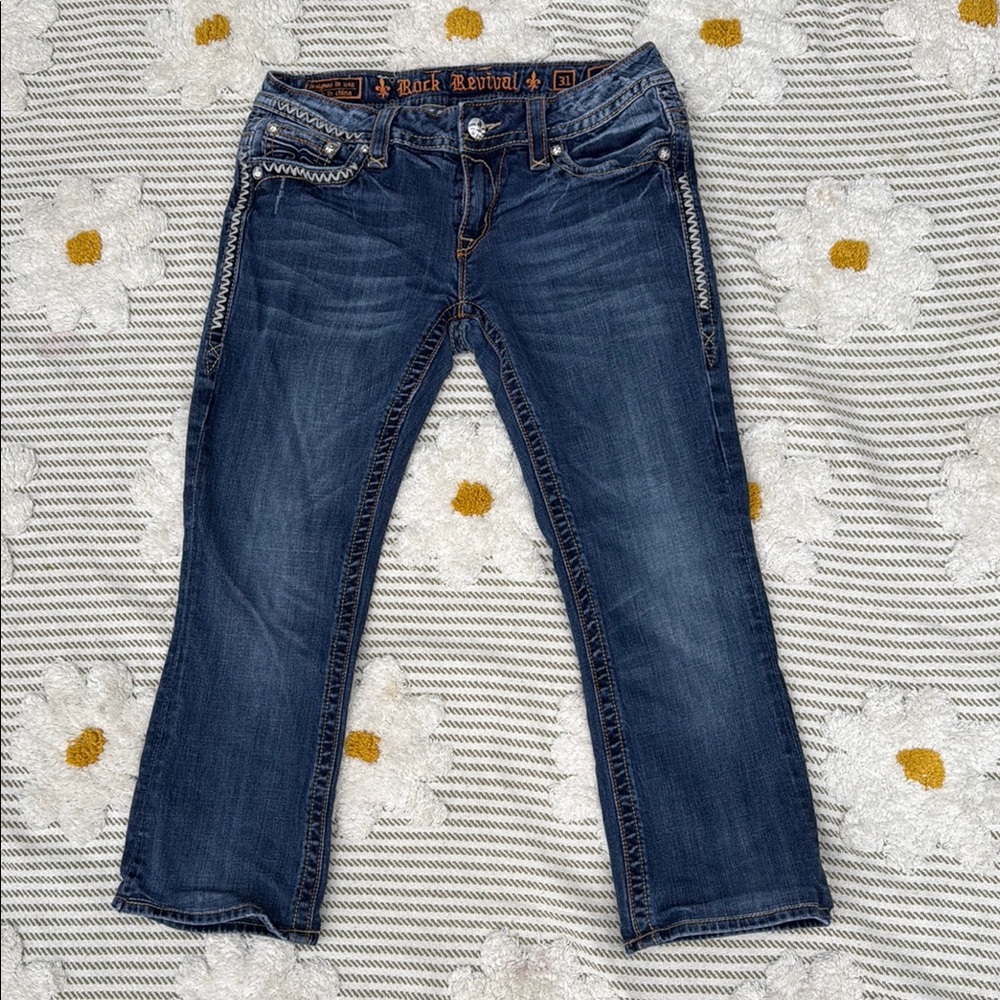 Rock Revival Blue Fen boot size 31